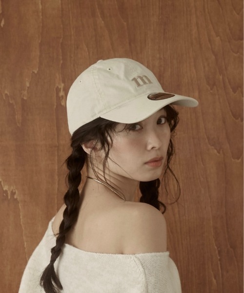 moi tytto（モイテュット）の「moi tytto × NEW ERA ロゴキャップ（キャップ・レディース・ベージュ/ナチュラル/その他・FREE）」の3枚目の写真