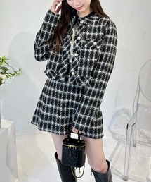 clear | ツイードジャケット [高見え]≪2024AW新作≫(ノーカラージャケット)