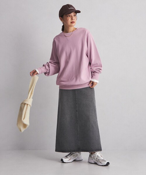 green label relaxing（グリーンレーベルリラクシング）の「＜at ease＞デニム スカート ブラック（デニムスカート・レディース・ブラック・36/38）」の8枚目の写真