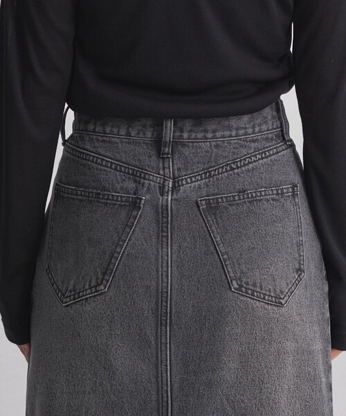 green label relaxing（グリーンレーベルリラクシング）の「＜at ease＞デニム スカート ブラック（デニムスカート・レディース・ブラック・36/38）」の14枚目の写真