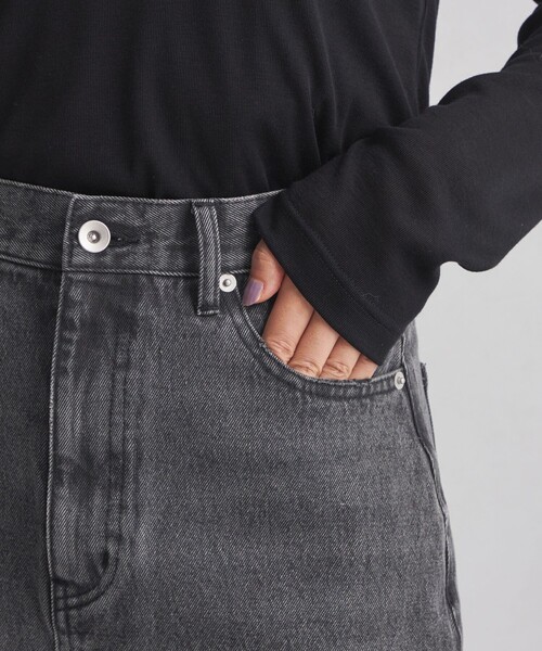 green label relaxing（グリーンレーベルリラクシング）の「＜at ease＞デニム スカート ブラック（デニムスカート・レディース・ブラック・36/38）」の15枚目の写真
