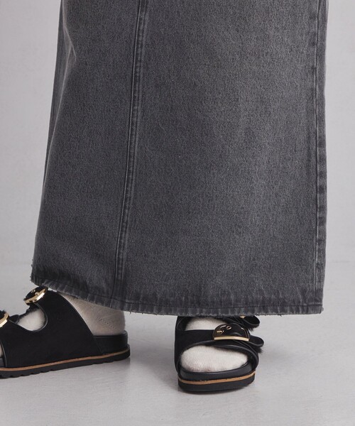 green label relaxing（グリーンレーベルリラクシング）の「＜at ease＞デニム スカート ブラック（デニムスカート・レディース・ブラック・36/38）」の16枚目の写真