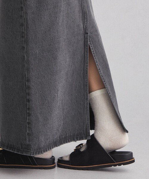 green label relaxing（グリーンレーベルリラクシング）の「＜at ease＞デニム スカート ブラック（デニムスカート・レディース・ブラック・36/38）」の17枚目の写真