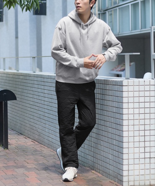 BODY WILD（ボディーワイルド）の「BODY WILD/ボディワイルド フーディー 綿100％ コットン裏毛（スウェット・メンズ・ブラック/杢グレー・MEDIUM/LARGE）」の2枚目の写真