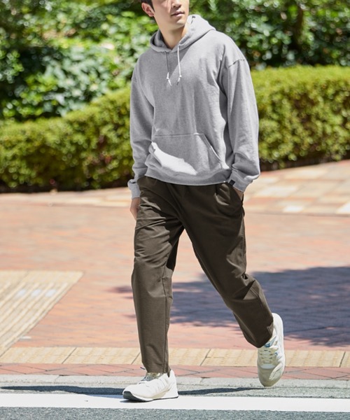 BODY WILD（ボディーワイルド）の「BODY WILD/ボディワイルド フーディー 綿100％ コットン裏毛（スウェット・メンズ・ブラック/杢グレー・MEDIUM/LARGE）」の16枚目の写真