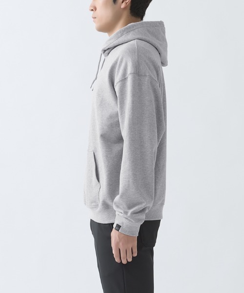 BODY WILD（ボディーワイルド）の「BODY WILD/ボディワイルド フーディー 綿100％ コットン裏毛（スウェット・メンズ・ブラック/杢グレー・MEDIUM/LARGE）」の13枚目の写真