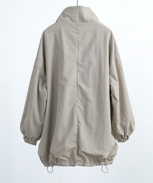 【セール】スタンドカラーモンスターパーカー ブルゾン ジャケット レディース コート テック（ナイロンジャケット）｜Fashion Letter（ファッションレター）