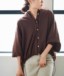 le.coeur blanc | ドロストシアーシャツブルゾン(シャツ/ブラウス)