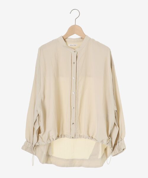 【セール】ドロストシアーシャツブルゾン(シャツ/ブラウス)|le.coeur blanc(ルクールブラン) 【セール】ドロストシアーシャツブルゾン(シャツ/ブラウス)|le.coeur blanc(ルクールブラン)