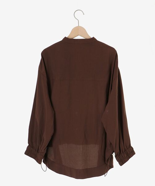 【セール】ドロストシアーシャツブルゾン(シャツ/ブラウス)|le.coeur blanc(ルクールブラン) 【セール】ドロストシアーシャツブルゾン(シャツ/ブラウス)|le.coeur blanc(ルクールブラン)