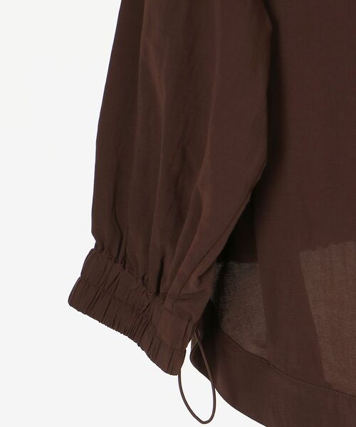 【セール】ドロストシアーシャツブルゾン(シャツ/ブラウス)|le.coeur blanc(ルクールブラン) 【セール】ドロストシアーシャツブルゾン(シャツ/ブラウス)|le.coeur blanc(ルクールブラン)