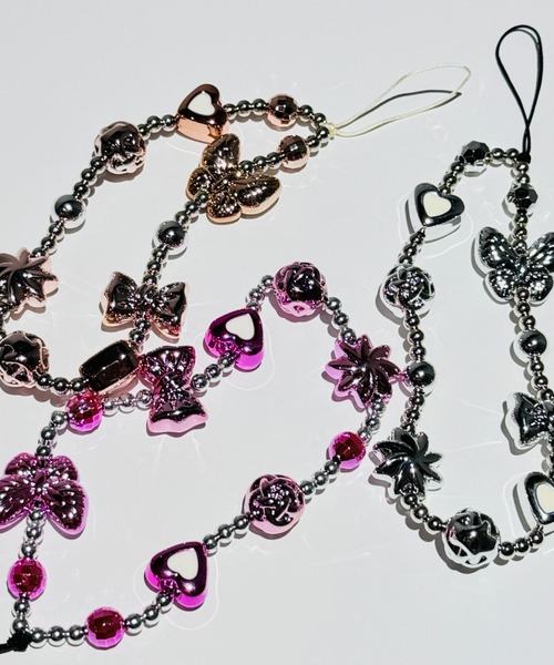 Y2K SYNAPSE FACTORY(ワイツーケー シナプスファクトリー)の「【メタルパーツ】ストラップ(スマホグッズ・レディース・ピンク/ピンクゴールド/シルバー・FREE)」の6枚目の写真