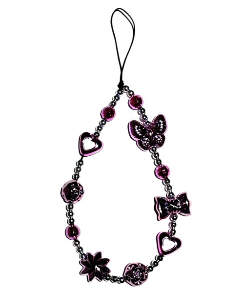 Y2K SYNAPSE FACTORY(ワイツーケー シナプスファクトリー)の「【メタルパーツ】ストラップ(スマホグッズ・レディース・ピンク/ピンクゴールド/シルバー・FREE)」の9枚目の写真