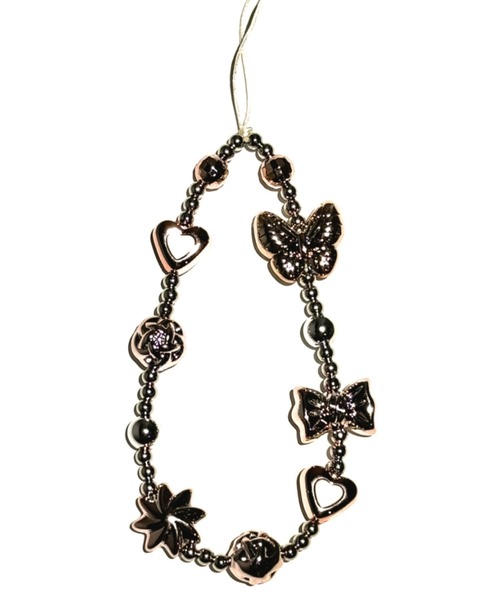 Y2K SYNAPSE FACTORY(ワイツーケー シナプスファクトリー)の「【メタルパーツ】ストラップ(スマホグッズ・レディース・ピンク/ピンクゴールド/シルバー・FREE)」の10枚目の写真