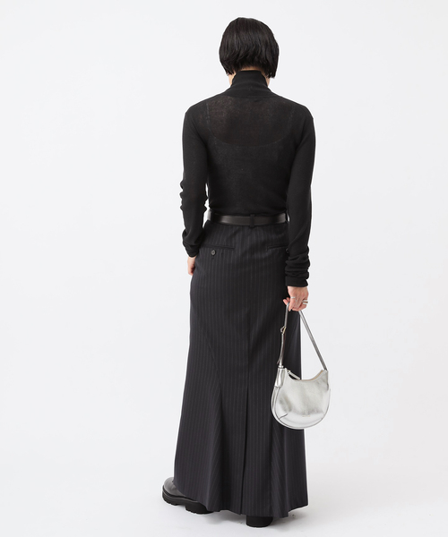 AP STUDIO（エーピーストゥディオ）の「シアータートルニット（ニット/セーター・レディース・チャコールグレー/ブラック・FREE）」の12枚目の写真