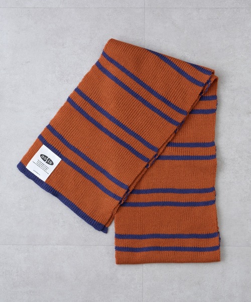 CIAOPANIC TYPY（チャオパニックティピー）の「【asis】ニットマフラー/WEB限定カラーあり（マフラー・メンズ・グレー/ブルー/グリーン/ブルー系その他/オレンジ・ONE SIZE）」の22枚目の写真