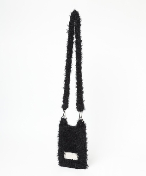 HARE（ハレ）の「シャギーニットミニバッグ(HARE)（ショルダーバッグ・レディース・ブラック/グレー/レッド・FREE）」の15枚目の写真