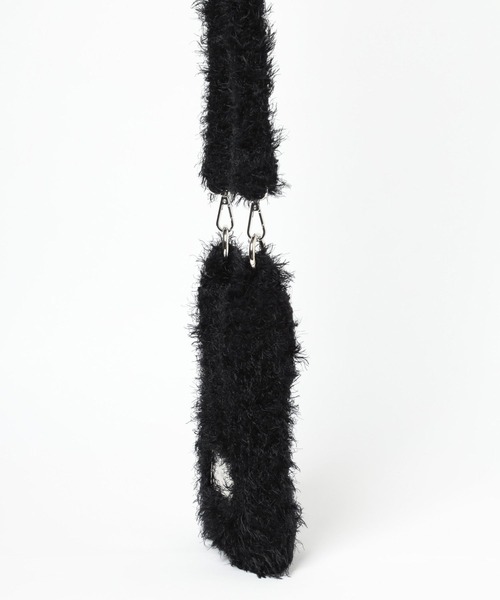 HARE（ハレ）の「シャギーニットミニバッグ(HARE)（ショルダーバッグ・レディース・ブラック/グレー/レッド・FREE）」の17枚目の写真