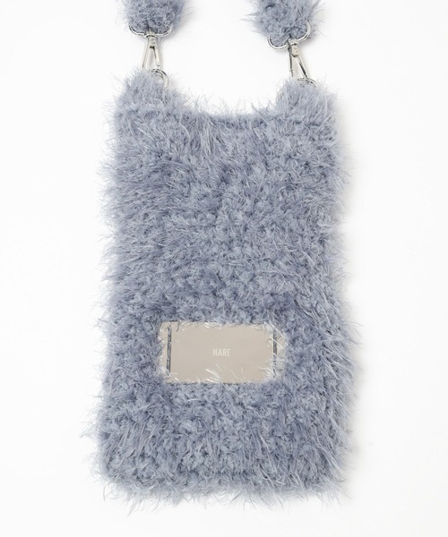 HARE（ハレ）の「シャギーニットミニバッグ(HARE)（ショルダーバッグ・レディース・ブラック/グレー/レッド・FREE）」の20枚目の写真