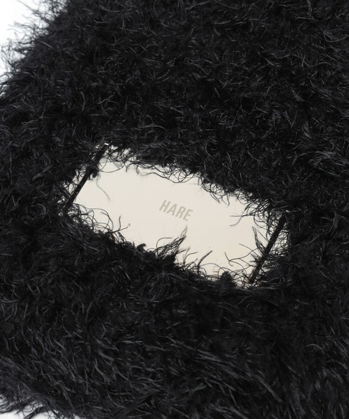HARE（ハレ）の「シャギーニットミニバッグ(HARE)（ショルダーバッグ・レディース・ブラック/グレー/レッド・FREE）」の11枚目の写真