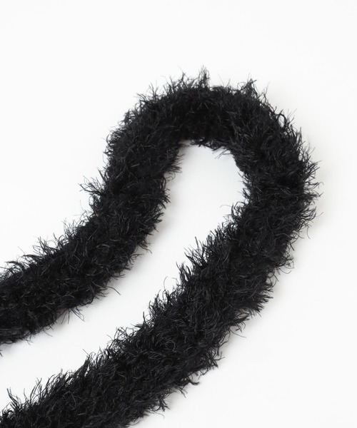 HARE（ハレ）の「シャギーニットミニバッグ(HARE)（ショルダーバッグ・レディース・ブラック/グレー/レッド・FREE）」の4枚目の写真