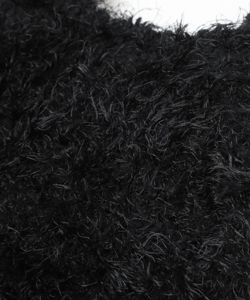 HARE（ハレ）の「シャギーニットミニバッグ(HARE)（ショルダーバッグ・レディース・ブラック/グレー/レッド・FREE）」の6枚目の写真