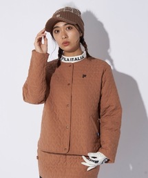 【FILA GOLF/フィラゴルフ】レディース中綿カーディガン ゴルフ