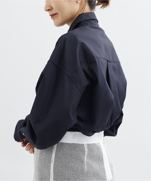VERMEIL par iena(ヴェルメイユパーイエナ)の「SUPIMAコットンオーバーシャツ(シャツ/ブラウス・レディース・スカイブルー/ネイビー・FREE)」の11枚目の写真