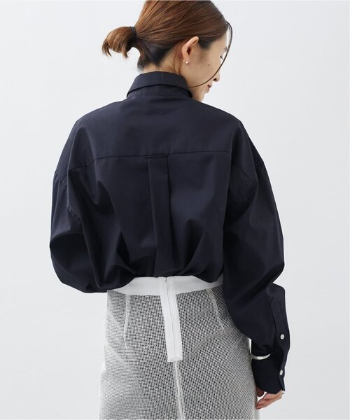 VERMEIL par iena(ヴェルメイユパーイエナ)の「SUPIMAコットンオーバーシャツ(シャツ/ブラウス・レディース・スカイブルー/ネイビー・FREE)」の12枚目の写真