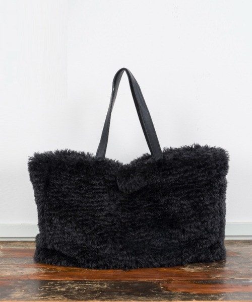 HELEN MOORE(ヘレンムーア)の「【HELEN MOORE/ヘレンムーア】フェイクファー トートバッグ マグネット(トートバッグ・レディース・ブラック・FREE)」の6枚目の写真