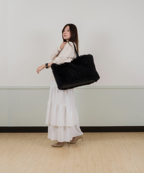 HELEN MOORE(ヘレンムーア)の「【HELEN MOORE/ヘレンムーア】フェイクファー トートバッグ マグネット(トートバッグ・レディース・ブラック・FREE)」の20枚目の写真