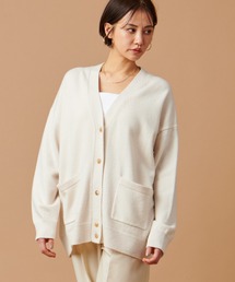 【marmors】intersia logo cardigan