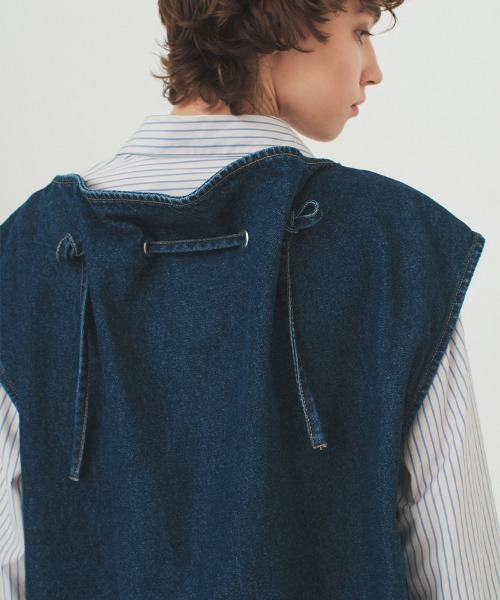 【セール】wave denim jacket（ブルゾン）｜soduk（スドーク）