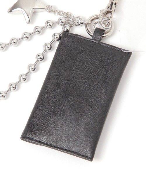 GLOBAL WORK（グローバルワーク）の「ケース付きスマホショルダー/160628（スマホグッズ・レディース・シルバー系2/ブラック系9/シルバー系1/ブラック系・ONE SIZE）」の13枚目の写真