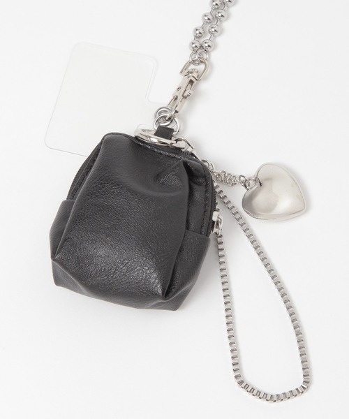 GLOBAL WORK（グローバルワーク）の「ケース付きスマホショルダー/160628（スマホグッズ・レディース・シルバー系2/ブラック系9/シルバー系1/ブラック系・ONE SIZE）」の15枚目の写真