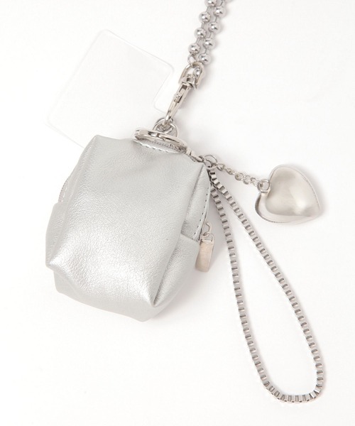 GLOBAL WORK（グローバルワーク）の「ケース付きスマホショルダー/160628（スマホグッズ・レディース・シルバー系2/ブラック系9/シルバー系1/ブラック系・ONE SIZE）」の18枚目の写真