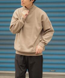 ITEMS URBANRESEARCH | 『洗濯可/毛玉防止』高機能 ミラノリブハーフZIP ニットプルオーバー(ニット/セーター)