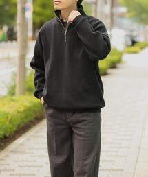 ITEMS URBANRESEARCH | 『洗濯可/毛玉防止』高機能 ミラノリブハーフZIP ニットプルオーバー(ニット/セーター)