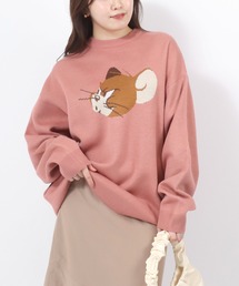TOM&JERRY（トムアンドジェリー）の「WARNER TOM&FERRY（トムとジェリー）キャラクタージャガード編みニットセータープルオーバー レディース（ニット/セーター）」