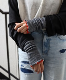 TAWARA(タワラ)の【ハーフサイズ】うちがわコットン アーム&レッグ2WAYウォーマー 25cm(アームカバー)