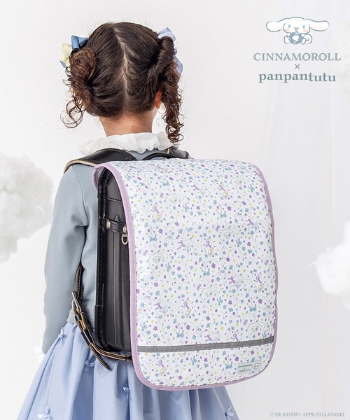 panpantutu（パンパンチュチュ）の「【シナモロール/マイメロディ/リボン】撥水ランドセルカバー（ランドセル・キッズ・ピンク系その他/ホワイト×ブルー/ライトブルー・FREE）」の2枚目の写真