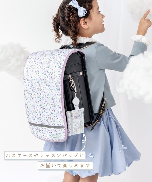 panpantutu（パンパンチュチュ）の「【シナモロール/マイメロディ/リボン】撥水ランドセルカバー（ランドセル・キッズ・ピンク系その他/ホワイト×ブルー/ライトブルー・FREE）」の5枚目の写真