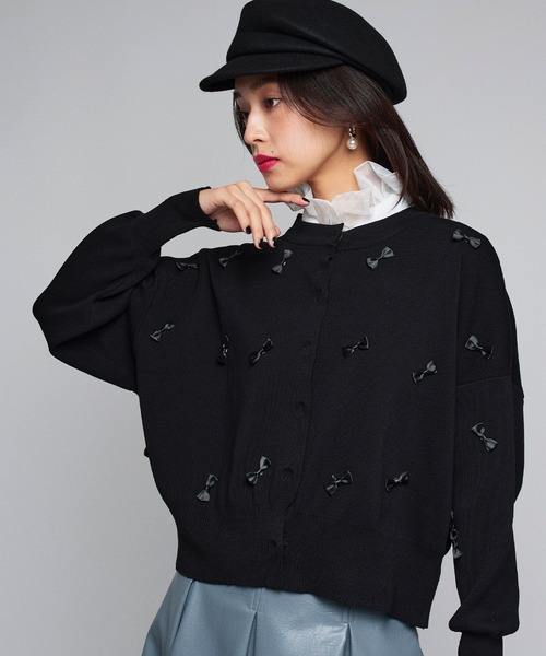 【セール】【Narcissus】リボンカーディガン（カーディガン/ボレロ）｜Narcissus（ナルシス） 7,568円