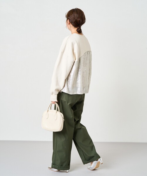 STONE  ダークブルー トレーナー M オーバーサイズスウェット Duck ダークブルー ロングシーズンOK