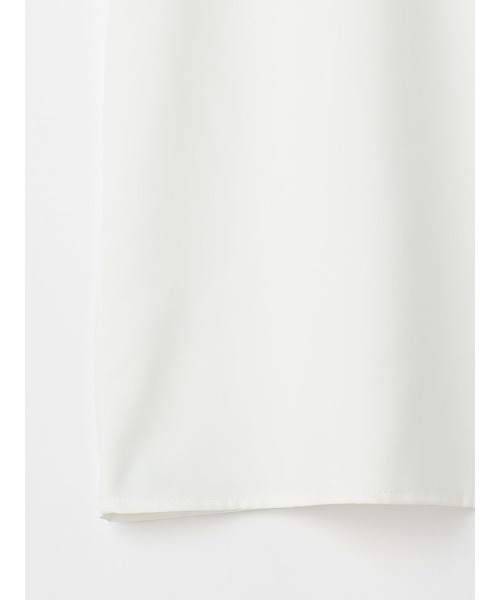 Perfect Suit FActory（パーフェクトスーツファクトリー）の「【UVカット/防しわ】パウダーストレッチ　7分袖配色ブラウス　ホワイト/グレー系/L.グレー/ベージュ（シャツ/ブラウス・レディース・グレー/オフホワイト/ベージュ/ライトグレー・M/L/S）」の15枚目の写真