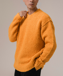 EDIFICE LA BOUCLE | LA BOUCLE (ラブークル) ALPAFUR PILE JQ V/N ニット(ニット/セーター)