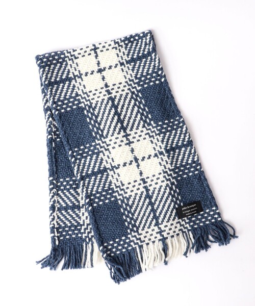 John branigan（ジョンブラニガン）の「【John Branigan/ジョン・ブラニガン】別注ニットクロスマフラー 24（マフラー・メンズ・グレー系その他/ブラウン系その他/ベージュ系その他/ブルー系その他/パープル系その他/レッド系その他/ホワイト系その他2/ホワイト系その他4/ブルー系その他3/ブルー系その他6・FREE）」の13枚目の写真