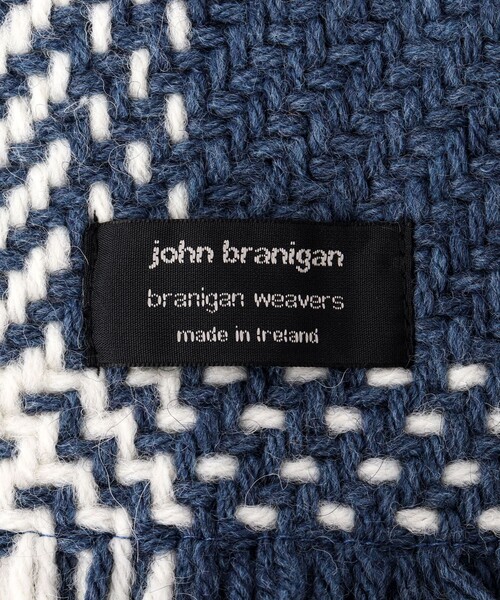 John branigan（ジョンブラニガン）の「【John Branigan/ジョン・ブラニガン】別注ニットクロスマフラー 24（マフラー・メンズ・グレー系その他/ブラウン系その他/ベージュ系その他/ブルー系その他/パープル系その他/レッド系その他/ホワイト系その他2/ホワイト系その他4/ブルー系その他3/ブルー系その他6・FREE）」の15枚目の写真