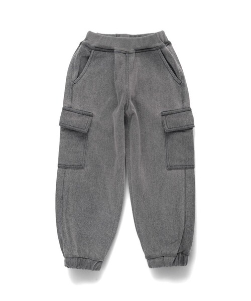 BRANSHES（ブランシェス）の「【あったか】裏起毛やわらかカーゴパンツ（カーゴパンツ・キッズ・ブルー/グレー・100/130/110/120/140/150/80/90）」の10枚目の写真