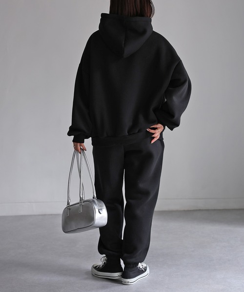 裏起毛パーカー/カレッジロゴスウェット セットアップ（セットアップ